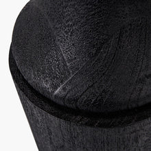 Load image into Gallery viewer, Marin Tall Black Wood Table Lamp - Choice Of Shade Colour