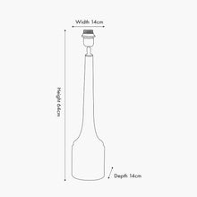 Load image into Gallery viewer, Marin Tall Black Wood Table Lamp - Choice Of Shade Colour