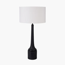 Load image into Gallery viewer, Marin Tall Black Wood Table Lamp - Choice Of Shade Colour