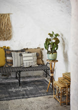 Load image into Gallery viewer, Woven Water Hyacinth Wall Hanging with Pole