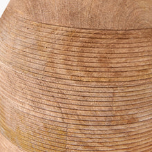 Load image into Gallery viewer, Nelu natural mango wood table lamp base detail.