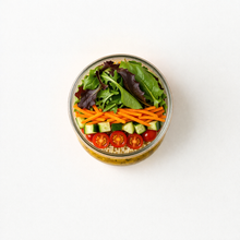 Load image into Gallery viewer, Glass Salad Jar With Bamboo Lid