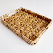 Load image into Gallery viewer, Rectangle Water Hyacinth Tray