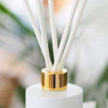 Load image into Gallery viewer, Matt White Glass Diffuser Bottle And Reeds