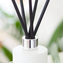 Load image into Gallery viewer, Matt White Glass Diffuser Bottle And Reeds