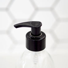 Load image into Gallery viewer, Clear Dispenser Bottle With Stamped Personalised Label And Plastic Pump