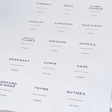 Load image into Gallery viewer, 5cm x 5cm Square White Waterproof Personalised Labels