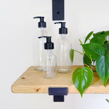 Load image into Gallery viewer, Clear Glass Dispenser Bottle With Plastic Pump