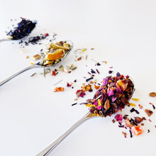 Load image into Gallery viewer, Loose Leaf Tea Storage Jar With White Personalised Label And Airtight Bamboo Lid