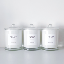 Load image into Gallery viewer, Luxury Gloss White Glass Bathroom Jar With Airtight Lid
