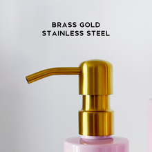 Load image into Gallery viewer, Personalised Plastic Dispenser Bottle With Waterproof Label And Metal Pump
