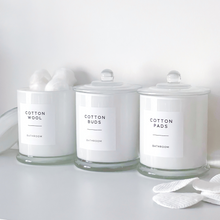 Load image into Gallery viewer, Luxury Gloss White Glass Bathroom Jar With Airtight Lid
