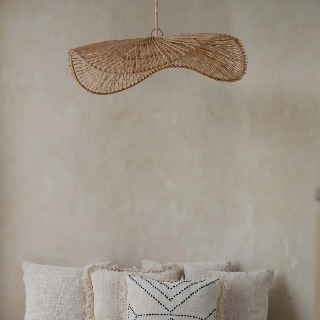 The Chapeau Woven Natural Rattan Pendant Light Shade