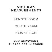 Load image into Gallery viewer, Luxury A4 Personalised Black Gift Box With Magnets &amp; Ribbon
