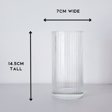 Load image into Gallery viewer, Ribbed Highball Glasses
