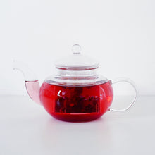 Load image into Gallery viewer, Clear Glass Infuser Teapot
