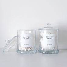 Load image into Gallery viewer, Luxury Clear Glass Bathroom Jar With Airtight Lid
