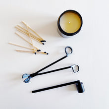 Load image into Gallery viewer, Black Candle Wick Trimmer And Snuffer Set
