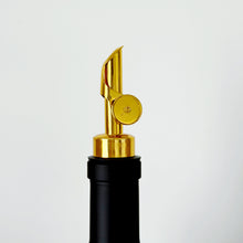 Load image into Gallery viewer, Matt Black Chunky Glass Oil / Vinegar Pourer Bottle With Personalised Label
