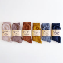 Load image into Gallery viewer, Personalised Autumn Sock Gift - Choice Of Colours

