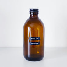 Load image into Gallery viewer, Amber Glass Or Plastic Bottle With Stamped Label &amp; Black Metal Screw Lid
