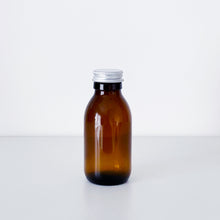 Load image into Gallery viewer, Amber Bottle With Silver Aluminium Screw Lid
