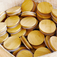 Load image into Gallery viewer, Airtight Bamboo Lids For Gu Lidl Aldi Dessert Pots
