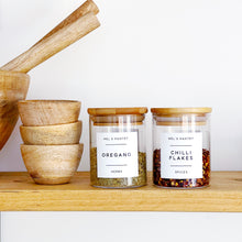 Load image into Gallery viewer, 5cm x 5cm Square White Waterproof Personalised Labels (3 text areas)
