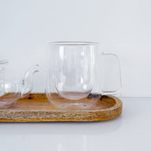 Load image into Gallery viewer, Double Walled Glass Tea &amp; Coffee Mug
