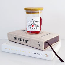 Load image into Gallery viewer, 40 Reasons Why I/We Love You Jar
