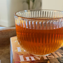Load image into Gallery viewer, Ribbed Glass Tea &amp; Coffee Mug
