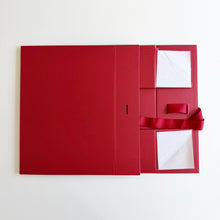 Load image into Gallery viewer, 6 x A4 Luxury Red Gift Boxes With Magnetic Closure &amp; Tie Ribbon
