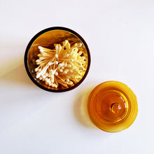 Load image into Gallery viewer, Luxury Amber Glass Bathroom Jar With Airtight Lid
