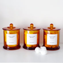 Load image into Gallery viewer, Luxury Amber Glass Bathroom Jar With Airtight Lid
