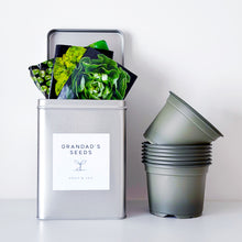 Load image into Gallery viewer, Personalised Garden Seed Storage Tin
