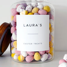Load image into Gallery viewer, Mini Egg Storage Jar With Personalised Label - Choice Of Sizes - No Eggs Included
