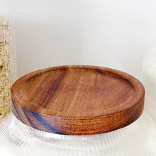Load image into Gallery viewer, Ribbed Glass Storage Jar With Acacia Wood Lid &amp; Personalised Label
