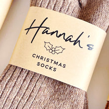 Load image into Gallery viewer, Personalised Christmas Sock Gift - Choice Of Colours
