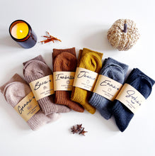 Load image into Gallery viewer, Personalised Autumn Sock Gift - Choice Of Colours
