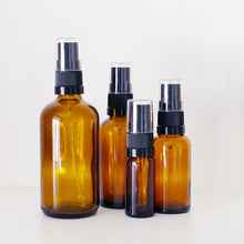 Load image into Gallery viewer, Mini Amber Glass Atomiser Spray Bottle
