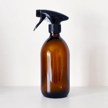 Load image into Gallery viewer, Amber Glass Or Plastic Trigger Spray Bottle
