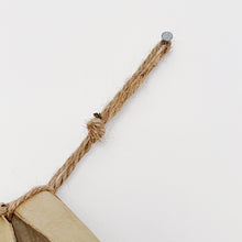 Load image into Gallery viewer, Large Woven Palm Leaf Wall Hanging on String
