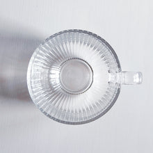 Load image into Gallery viewer, Ribbed Glass Tea &amp; Coffee Mug
