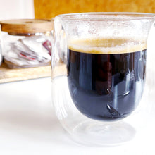 Load image into Gallery viewer, Double Walled Glass Tea &amp; Coffee Mug
