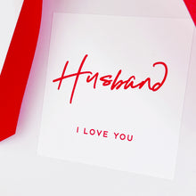Load image into Gallery viewer, Personalised Luxury White Gift Bag &amp; Red Ribbon
