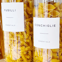 Load image into Gallery viewer, Glass Jar With White Personalised Label And Airtight Natural Bamboo Wood Lid
