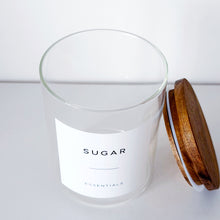 Load image into Gallery viewer, Set Of 3 Glass &amp; Acacia Jars - Tea, Coffee &amp; Sugar
