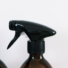 Load image into Gallery viewer, Set Of 3 Amber Bottles - Glass Or Plastic - Hands, Dishes And Surfaces - Metal Pump Dispensers &amp; Trigger Spray
