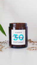 Load and play video in Gallery viewer, Personalised Birthday Candle Gift - Soy Wax - Choice Of Fragrance
