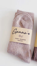 Load and play video in Gallery viewer, Personalised Autumn Sock Gift - Choice Of Colours
